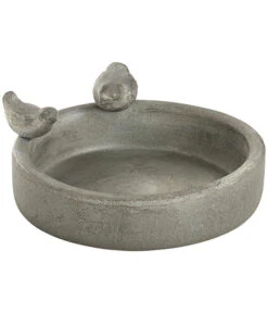 Dehner Keramik Vogeltränke Mit 2 Vögeln, Ca. Ø 28 Cm