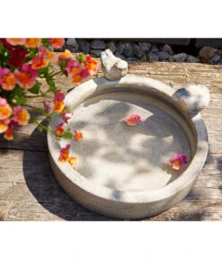 Dehner Keramik Vogeltränke Mit 2 Vögeln, Ca. Ø 28 Cm -Gartenleben Verkauf 1404763 WE MO 003 KeramikVogeltraenkeGartendeko