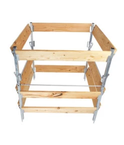 Bellissa Holz-Komposter -Gartenleben Verkauf 1607845 WE DE 008 bellissaKomposterHolzMetall90x90x90cm