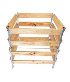 Bellissa Holz-Komposter -Gartenleben Verkauf 1607845 WE DE 009 bellissaKomposterHolzMetall90x90x90cm