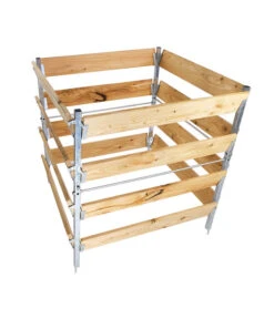 Bellissa Holz-Komposter -Gartenleben Verkauf 1607845 WE DE 010 bellissaKomposterHolzMetall90x90x90cm