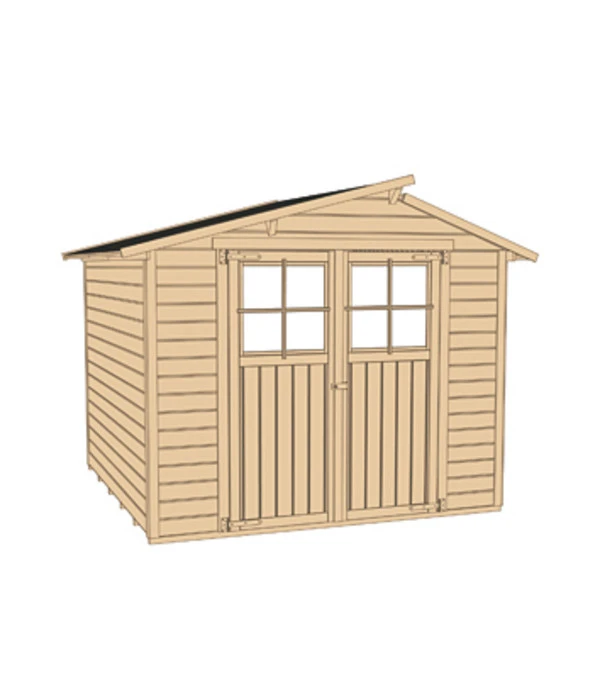 Weka Gartenhaus 323 Gr.1, Ca. B225/H221/T171 Cm 4 Weka Gartenhaus 323 Gr.1, Ca. B225/H221/T171 Cm – Bild 2