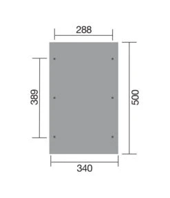 Weka Carport 611, Ca. B358/H270/T500 Cm -Gartenleben Verkauf 1820463 BildD 001 SatteldachcarWendelstein