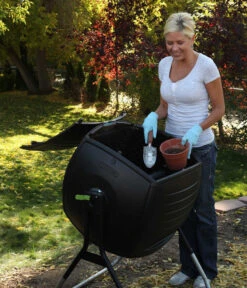 Lifetime Trommelkomposter 189 L, Ca. B77/H112/T75 Cm -Gartenleben Verkauf 2024388 WE MO 004 TrommelkompostSchw186L