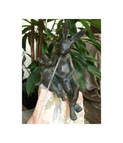 Gartenleben Verkauf -Gartenleben Verkauf 2188803 WE MO 002RotteneckerBronzeHasenpaaraufRosariowasserspeiendGartenfiguren