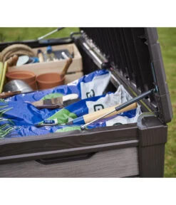 Keter Aufbewahrungsbox Brushwood, 455 Liter, Ca. B145/H60,3/T69,7 Cm -Gartenleben Verkauf 2191161 WE DE 002 KeterAufbewahrungsbox