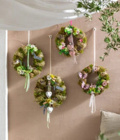 Dehner Türkranz Lavendel, Ca. Ø28 Cm -Gartenleben Verkauf 22020216 WE MO 001 ImageBildKraenze Fruehling01