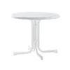Sieger Klapptisch Boulevard Mecalit-Pro, Ø86/H72 Cm -Gartenleben Verkauf 2544740 WE FS 001 KlapptischD86Marmorweiss