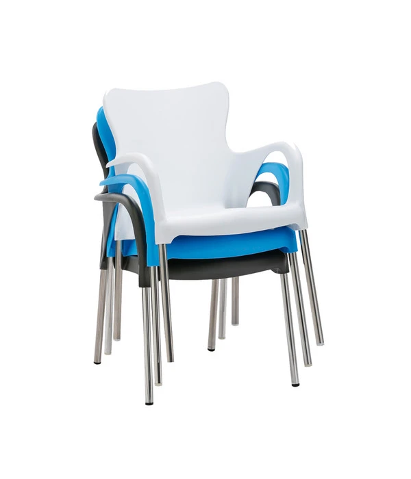 Best Alu-Stapelsessel Maui, 4er Set 6 Best Alu-Stapelsessel Maui, 4er Set – Bild 4