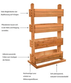 Hecht Hochbeet Cube 4, Ca. B82/H145/T50 Cm -Gartenleben Verkauf 3060399 WE IG 001 HechtHochbeetCube4NEU
