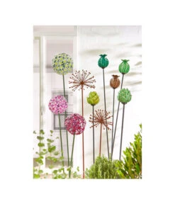 Dehner Metall-Dekostab Dandelion -Gartenleben Verkauf 3175239 WE MO 001 GartenstabAllium