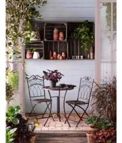 Metalltisch Antik, Ca. Ø61/H72 Cm 8 Metalltisch Antik, Ca. Ø61/H72 Cm -Gartenleben Verkauf 3214889 WE MO 001 GruppeAntikNEU