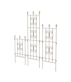 Dehner Kombi-Spalier Clematis, Rost/gold -Gartenleben Verkauf 3274925 3274917 3274891 WE DE 005 DehnerKombiSpalierrostgoldRankhilfeRankgitterRankspalierSpalier