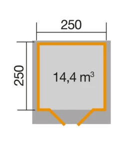 Weka Gartenhaus Premium 28, Ca. B300/H254/T324 Cm -Gartenleben Verkauf 3399789 WE DE 001 WekaGartenhausPremium28Natur