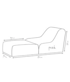 Outbag Outdoor-Sitzsack Peak Skin 7 Outbag Outdoor-Sitzsack Peak Skin -Gartenleben Verkauf 3472446 WE DE 002 PeakSkinKiesel