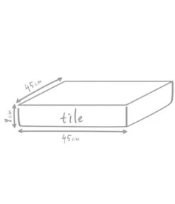 Outbag Outdoor-Sitzkissen Tile Plus, Ca. B45/H8/T45 Cm -Gartenleben Verkauf 3506896 WE DE 002 TilePlusBlack