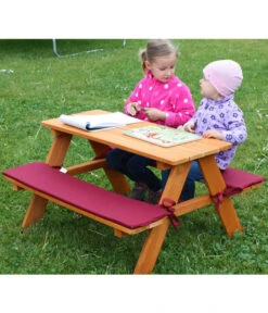 Habau Kinder Picknickbank, 89 X 79 X 50 Cm -Gartenleben Verkauf 4031092 WE MO 002 Kinderpicknickbank