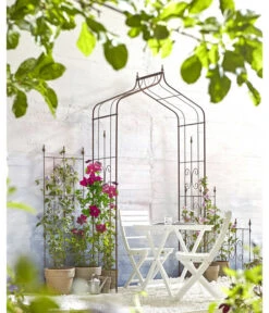 Dehner Kombi-Spalier Clematis, Rost/gold -Gartenleben Verkauf 4096848 WE MO 002 GartendekoSolarstabGC15 4096848 3274891 3274917 3274925 KL