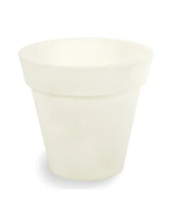 Farmet Kunststoff-Pflanzkübel Pegasus Fluoreszierend, Weiß