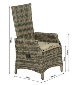 Dehner Geflechtsessel Siena, Braun Meliert -Gartenleben Verkauf 4209961 WE BG 001 GeflechtsesselSiena