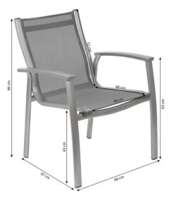 Dehner Stapelstuhl Niederlehner Chicago -Gartenleben Verkauf 4210209 WE BG 001 DehnerBalkonstuhlChicagoGraphit