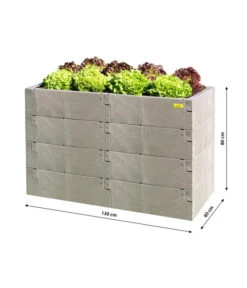 Juwel Hochbeet Timber 4-reihig, Ca. B130/H80/T60 Cm -Gartenleben Verkauf 4268421 WE BG 001 HochbeetTimber4Reihig