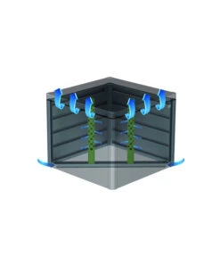 Biohort Metall-Komposter MonAmi®, Ca. B102/H86/T102 Cm -Gartenleben Verkauf 4271581 WE FS 001 KOMPOSTER MONAMI DGRAU BELUEFTUNG