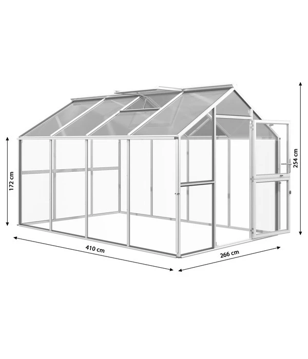 KGT Gewächshaus Novum IV, ESG + HKP 4 KGT Gewächshaus Novum IV, ESG + HKP – Bild 2