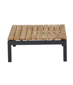 Siena Garden Teak-Loungetisch Alvida, Anthrazit/natur, Ca. B74/H30/T74 Cm -Gartenleben Verkauf 4330155 WE DE 002 Loungetischalvida