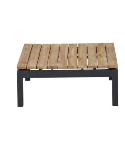 Siena Garden Teak-Loungetisch Alvida, Anthrazit/natur, Ca. B74/H30/T74 Cm -Gartenleben Verkauf 4330155 WE DE 004 Loungetischalvida