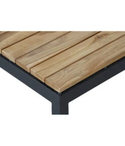 Siena Garden Teak-Loungetisch Alvida, Anthrazit/natur, Ca. B74/H30/T74 Cm -Gartenleben Verkauf 4330155 WE DE 005 Loungetischalvida