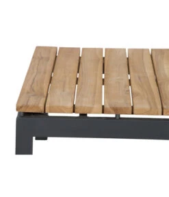Siena Garden Teak-Loungetisch Alvida, Anthrazit/natur, Ca. B74/H30/T74 Cm -Gartenleben Verkauf 4330155 WE DE 006 Loungetischalvida