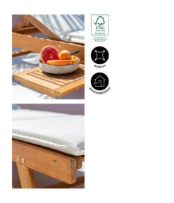 Dehner Rollliege Ravenna, Ca. B70/H89/T200 Cm -Gartenleben Verkauf 4407086 WE IG 002 RollliegeRavenna