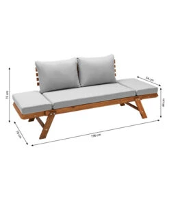 Dehner Holz-Sofa Macao -Gartenleben Verkauf 4407383 WE BG 001 SofaMacaoNEU