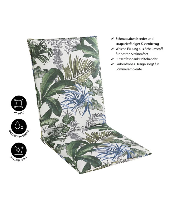 Madison Niederlehnerpolster Maui, Ca. B50/H5/T105 Cm 6 Madison Niederlehnerpolster Maui, Ca. B50/H5/T105 Cm – Bild 4