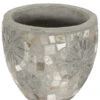 Dehner Keramik-Topf Mosaik, Grau -Gartenleben Verkauf 4435475 4435491 4435509 WE FS 001 DehnerKeramikTopfMosaik