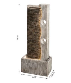 Dehner Polyresin-Gartenbrunnen Eclipse, Ca. H100 Cm -Gartenleben Verkauf 4447504 WE BG 001 DehnerPolyresinGartenbrunnenEclipsegedreht