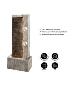 Dehner Polyresin-Gartenbrunnen Eclipse, Ca. H100 Cm -Gartenleben Verkauf 4447504 WE IG 001 DehnerPolyresinGartenbrunnenEclipsegedreht