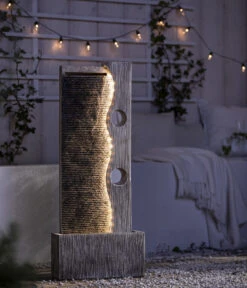 Dehner Polyresin-Gartenbrunnen Eclipse, Ca. H100 Cm -Gartenleben Verkauf 4447504 WE MO 002 DehnerPolyresinGartenbrunnenEclipseNEU