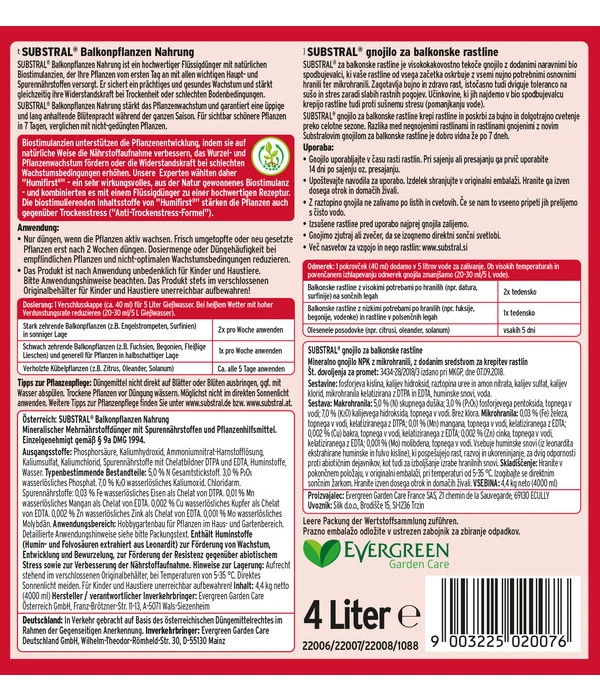 Substral® Für Balkonpflanzen, 4 Liter 4 Substral® Für Balkonpflanzen, 4 Liter – Bild 2