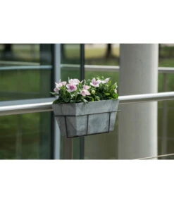 Artstone Kunststoff Blumenkasten Ella -Gartenleben Verkauf 5160486 WE MO 001 KunststoffKastenEllagrau