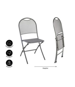 MWH Klappstuhl Cafe Latte -Gartenleben Verkauf 5312111 WE IG 001 KLAPPSTUHLCAFELATTEGRAU