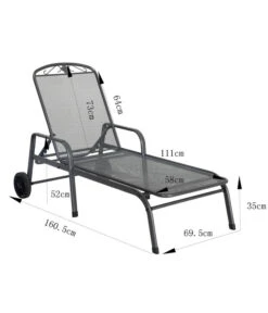 MWH Gartenliege Savoy, Ca. B81/H52/T187 Cm -Gartenleben Verkauf 5312897 WE BG 001 MWHLiegeSavoy