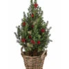 Geschmückter Weihnachtsbaum Kubu, Ca. H50 Cm 1 Geschmückter Weihnachtsbaum Kubu, Ca. H50 Cm -Gartenleben Verkauf 6362404 WE FS 001 WeihnachtsbaumKorbKubu25cm