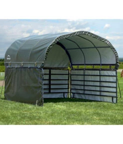 Shelter Logic Erweiterung Für Pferdestallüberdachung, Ca. B370/H170/T370 Cm -Gartenleben Verkauf 6610620 WE MO 002 50NorthPferdestallueberdachung done
