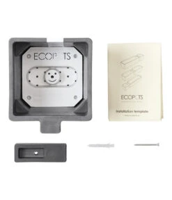 Ecopots Kunststoff-Kasten Manhattan Mit Wassersystem, Grau -Gartenleben Verkauf 6614895 WE DE 002 EcopotsKunststoffTopfManhattanWallSmitWassersystemquadratischgrau