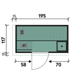 Wolff Finnhaus Innensauna De Luxe Diona, Ca. B210/H202/T132 Cm -Gartenleben Verkauf 6618805 WE BG 001 FinnhausInnensaunadeluxeDiona