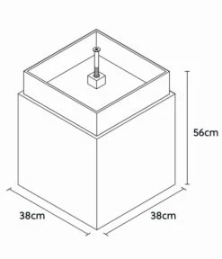 Climaqua Naturschiefer-Gartenbrunnen Vida Mit LED-Beleuchtung -Gartenleben Verkauf 6646202 WE BG 001 ClimaquaGartenbrunnenVida40Rusty