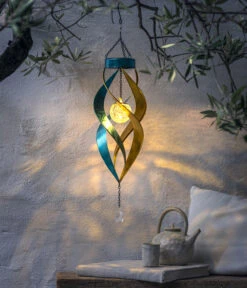 Dehner Solar Windspiel Glace, Ca. B15/H61/T15 Cm -Gartenleben Verkauf 6646913 WE MO 001 DehnerSolarleuchteSolarWindspielGlace