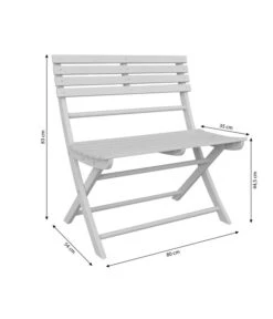 Dehner Klappbank Stavanger, 2-Sitzer -Gartenleben Verkauf 6666473 WE BG 001 KlappbankStavanger